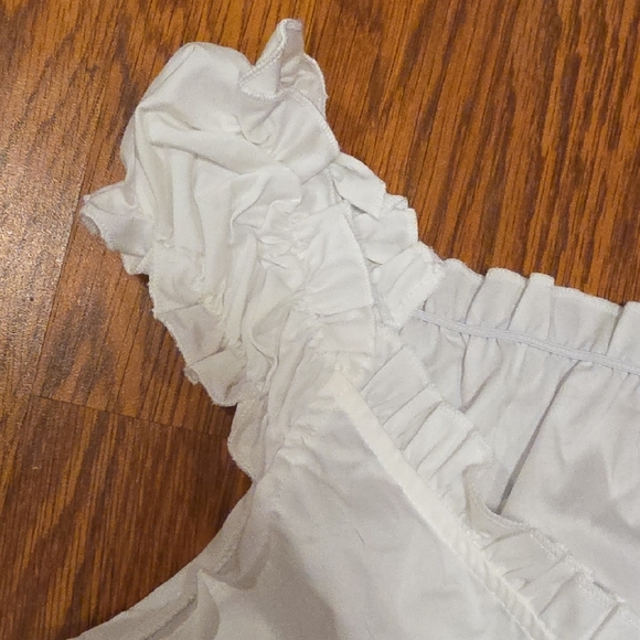 Love Tree Cream Ruffled Blouse - Picture 2 of 5